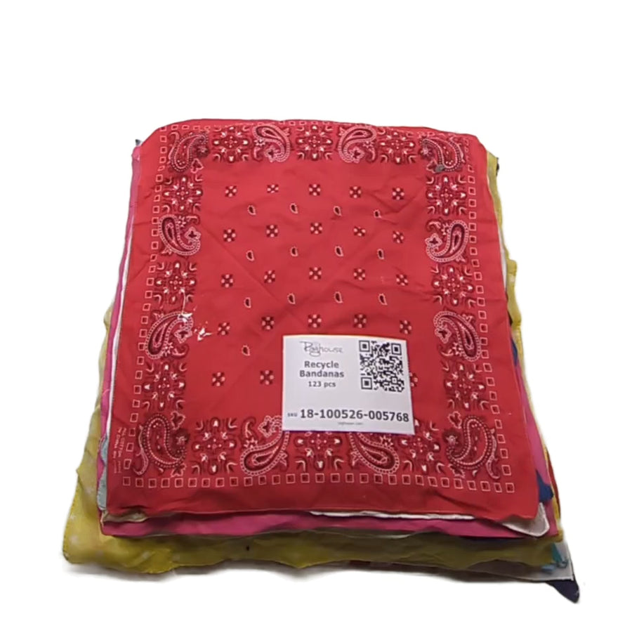 Recycle Bandanas 123 pcs