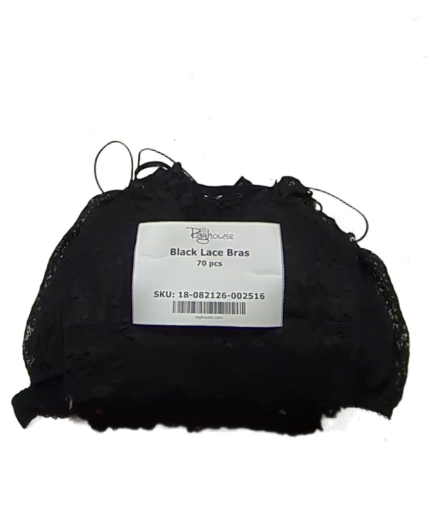 Black Lace Bras 70 pcs