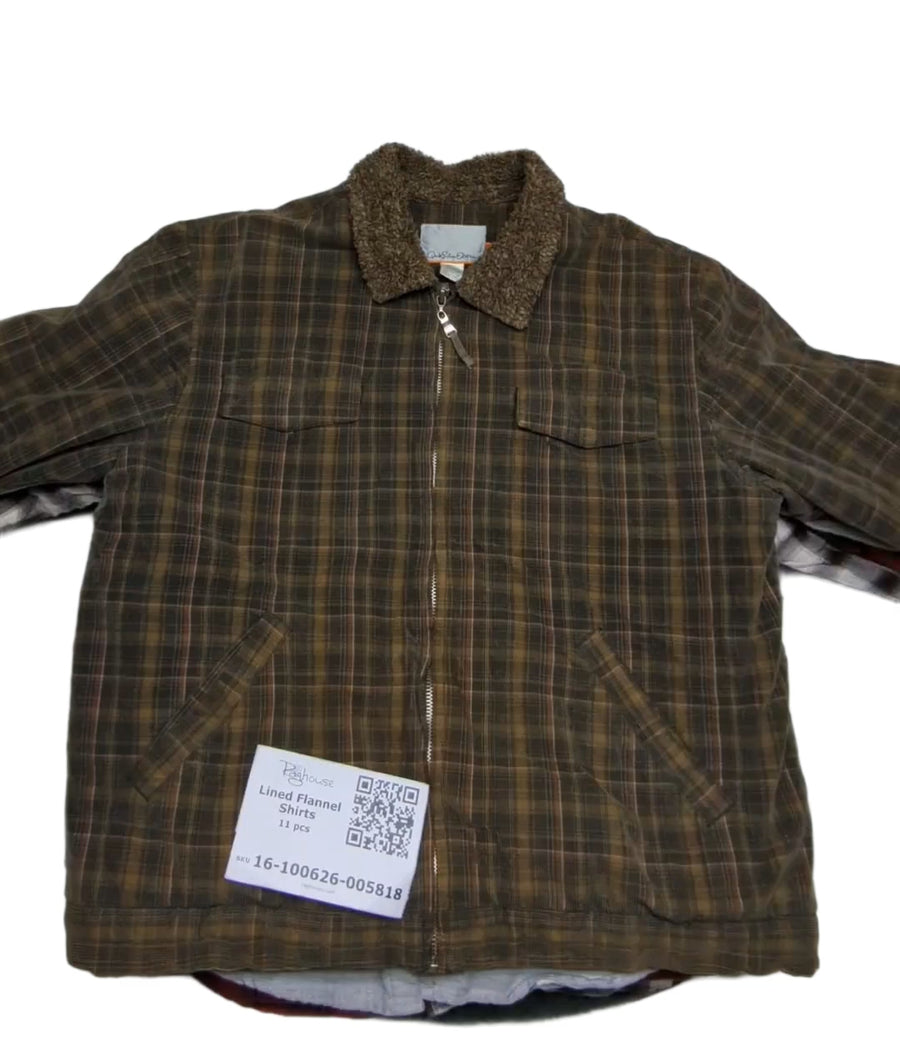Lined Flannel Shirts 11 pcs