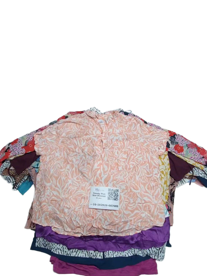 Trendy Plus Size Blouses 61 pcs