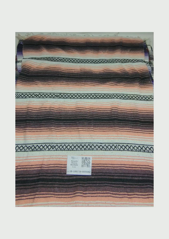 Recycle Mexico Blankets 6 pcs