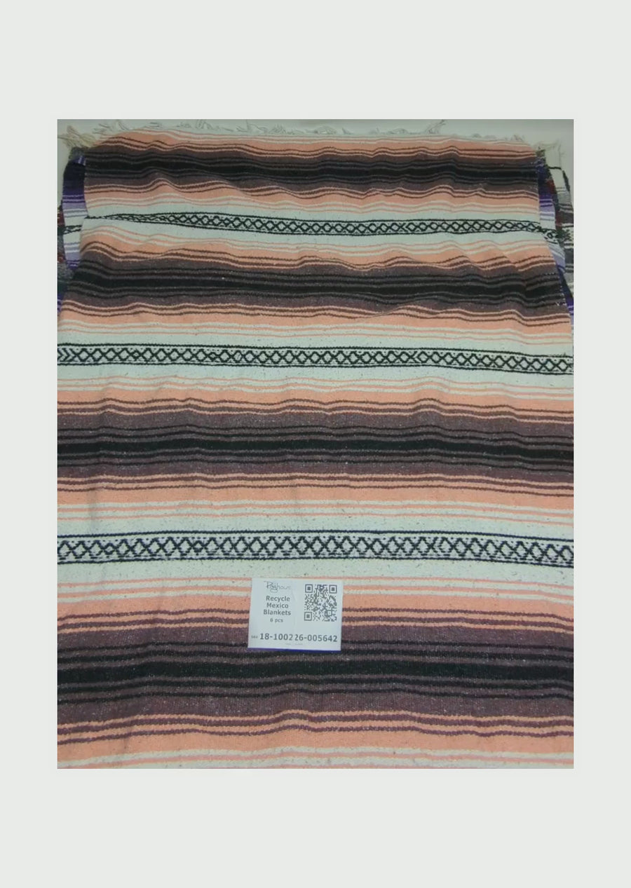 Recycle Mexico Blankets 6 pcs