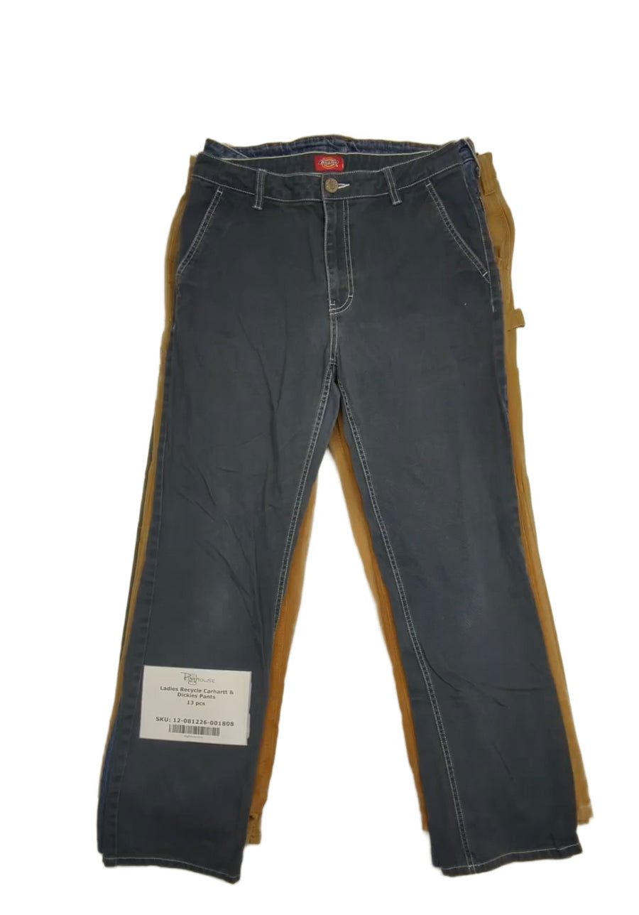 Ladies Recycle Carhartt & Dickies Pants 13 pcs