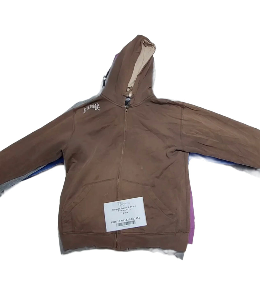 Recycle Brand & Skate Sweatshirts 19 pcs