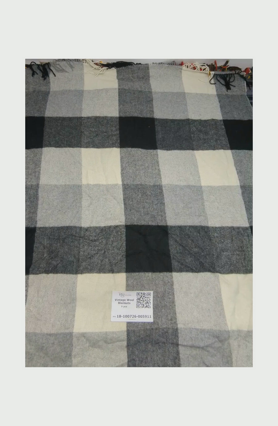 Vintage Wool Blankets 9 pcs