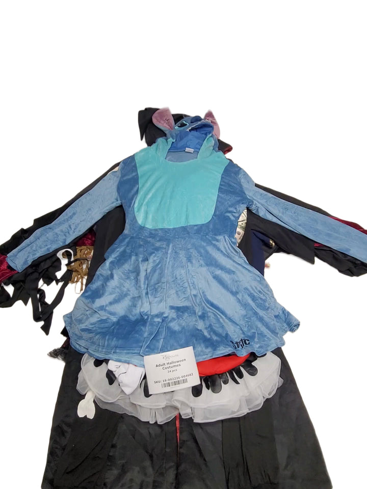 Adult Halloween Costumes 34 pcs