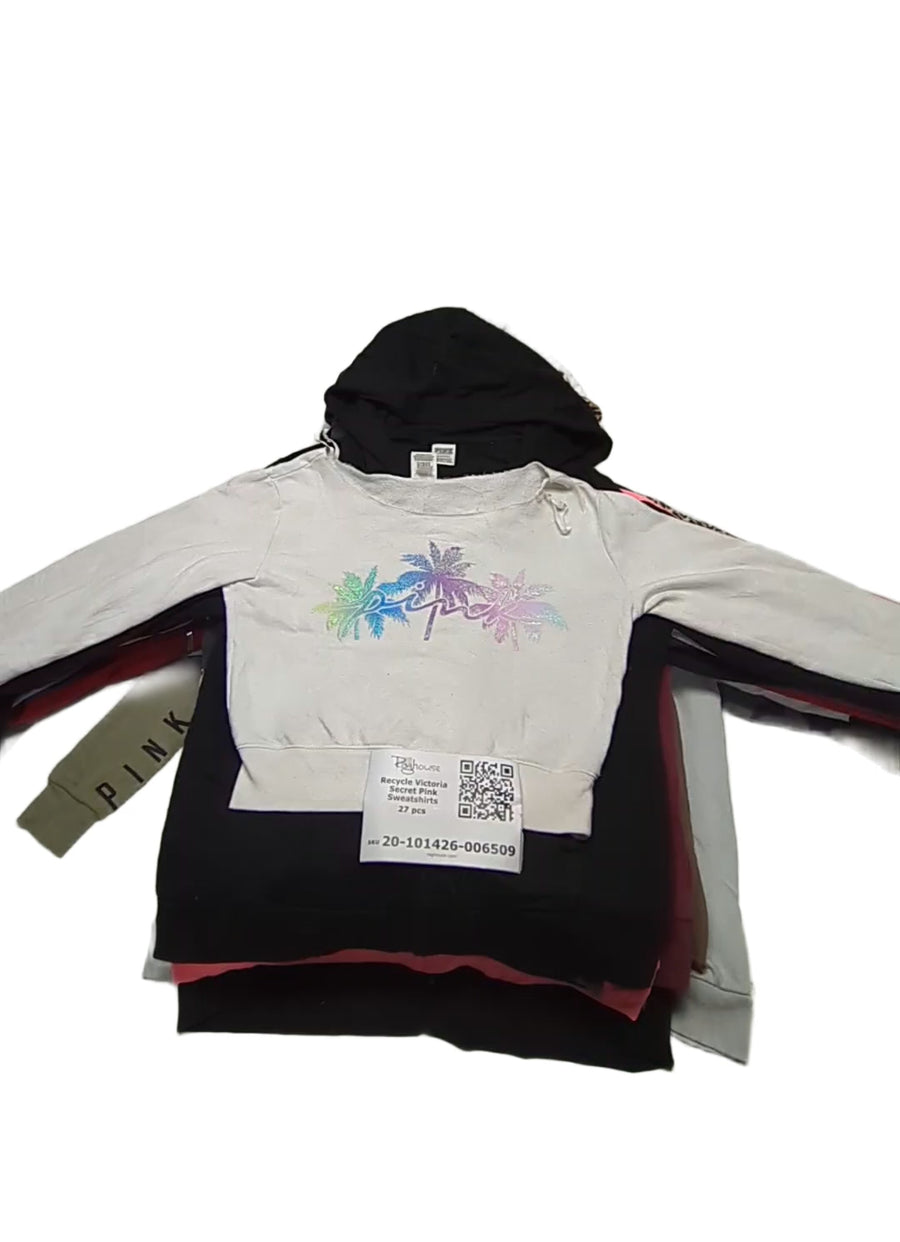 Recycle Victoria Secret Pink Sweatshirts 27 pcs