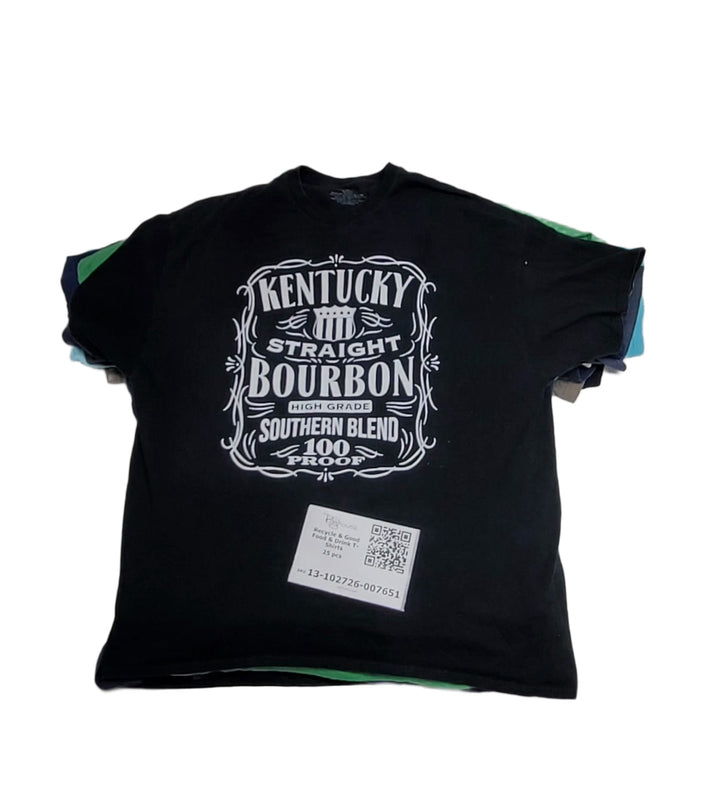 Recycle & Good Food & Drink T-Shirts 25 pcs