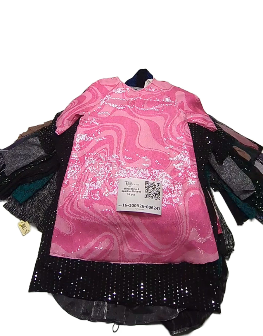 Bling Bling & Sparkle Blouses 58 pcs