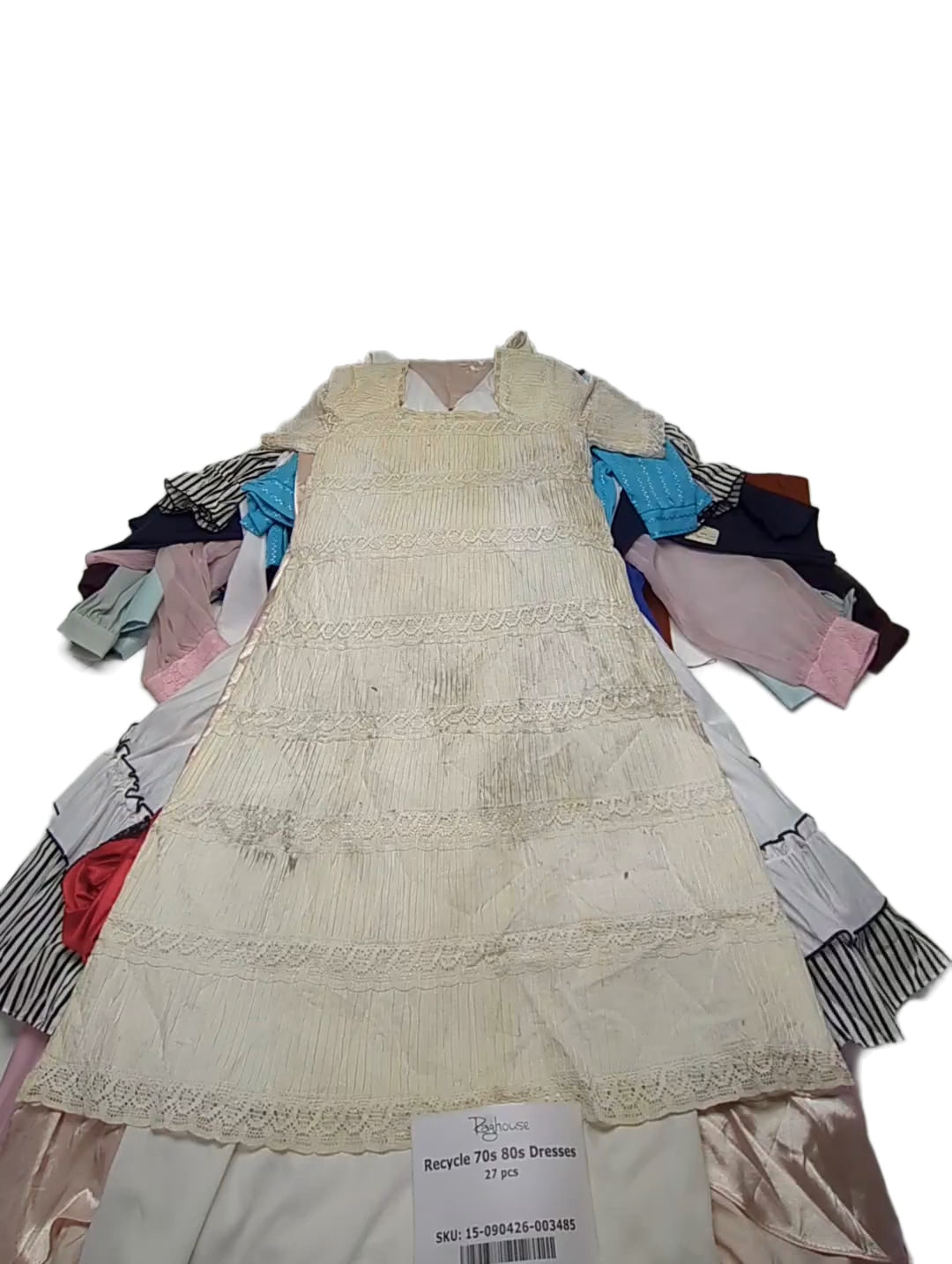 Recycle 70s 80s Dresses 27 pcs