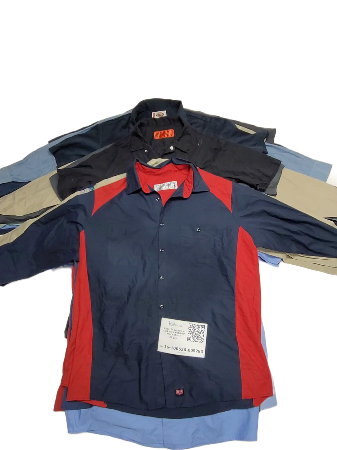 Recycle Garage + Dickies + Patched Work Shirts 37 pcs