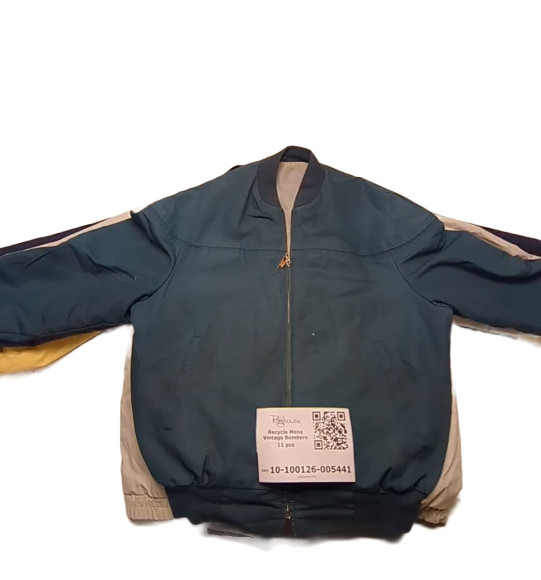 Recycle Mens Vintage Bombers 11 pcs