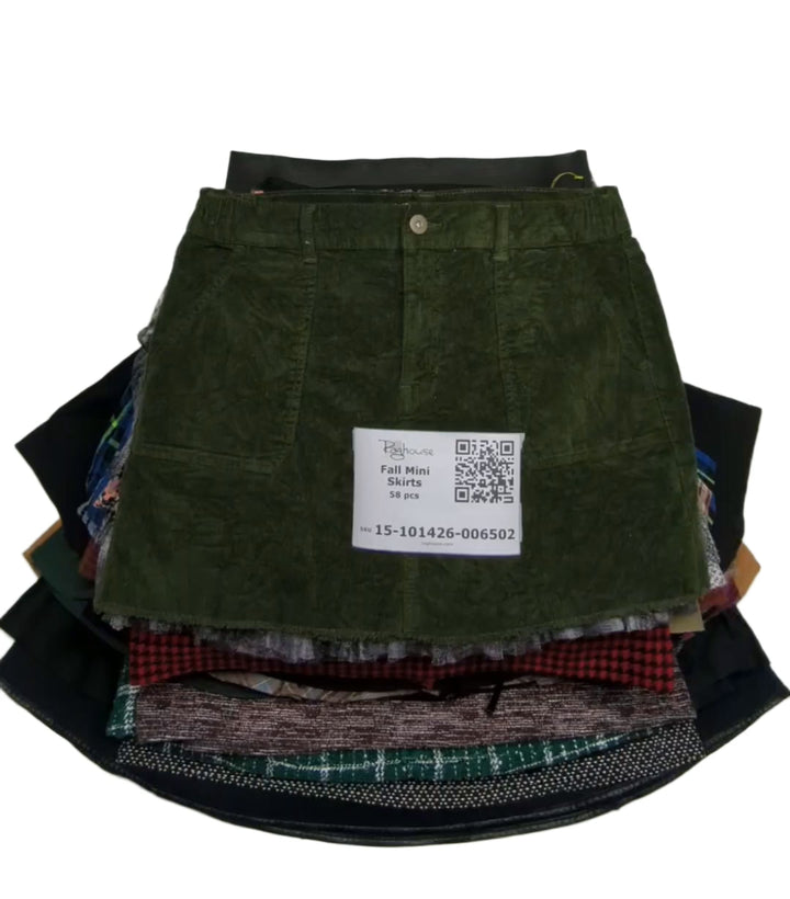 Fall Mini Skirts 58 pcs