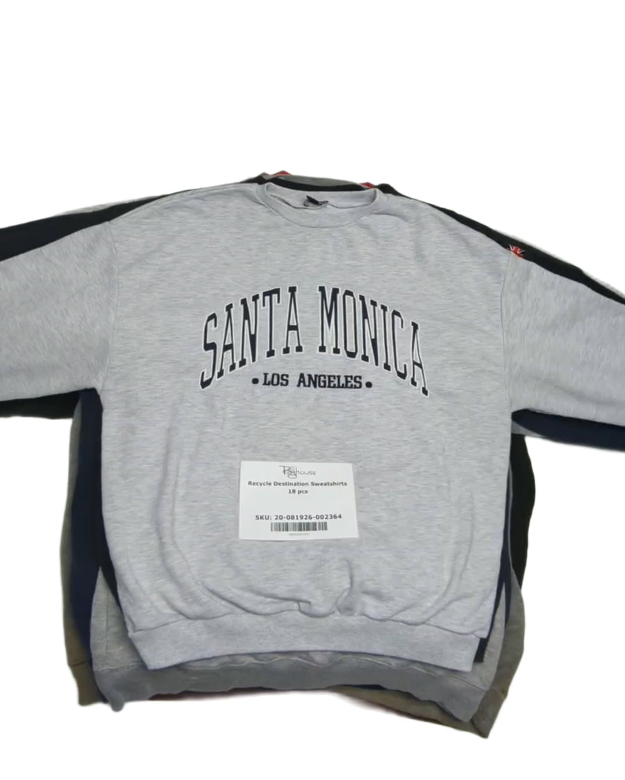 Recycle Destination Sweatshirts 18 pcs