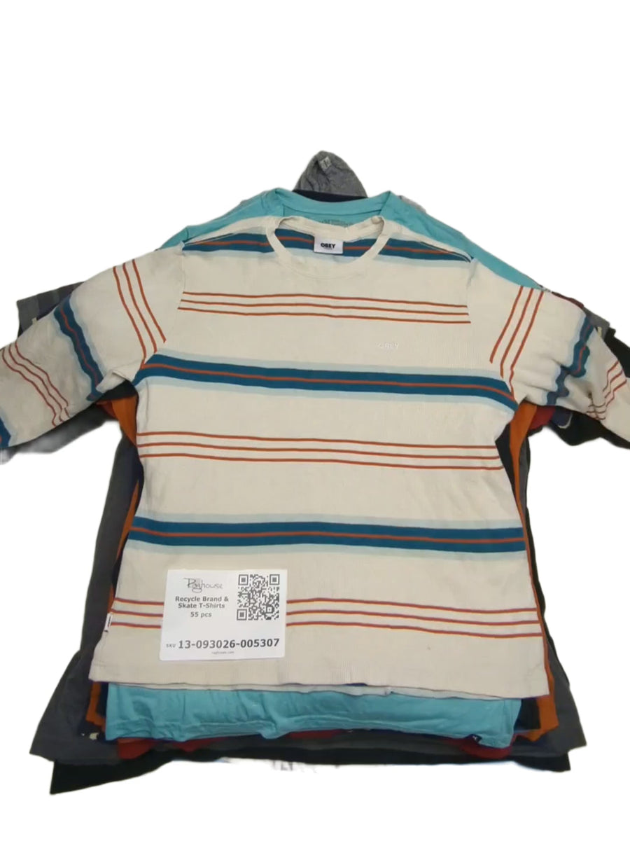 Recycle Brand & Skate T-Shirts 55 pcs