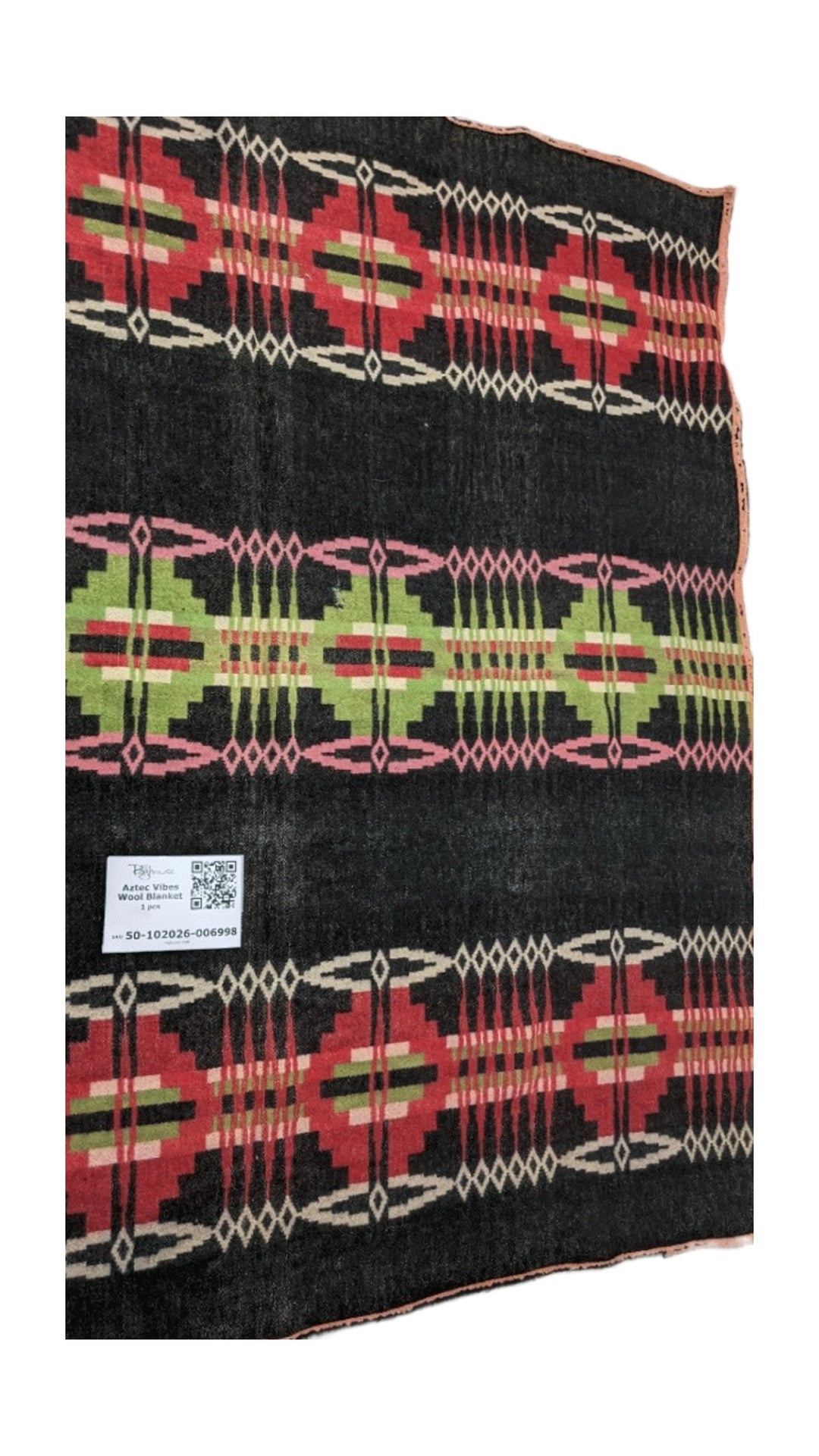 Aztec Vibes Wool Blanket 1 pc