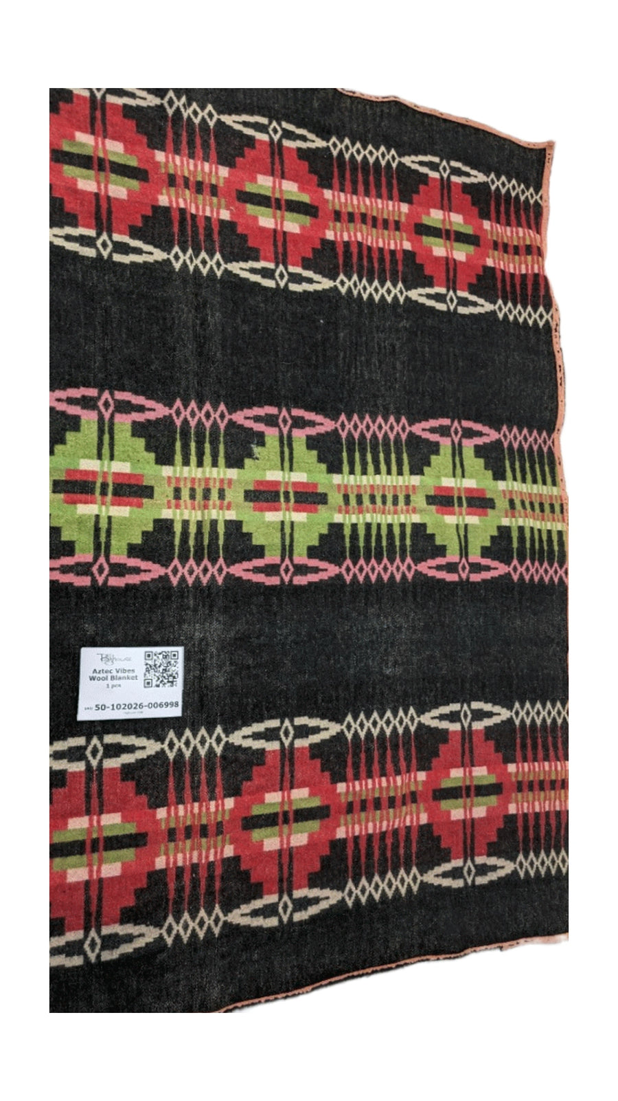 Aztec Vibes Wool Blanket 1 pc