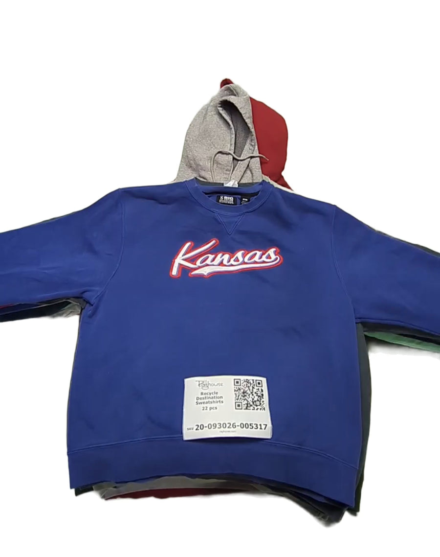 Recycle Destination Sweatshirts 22 pcs