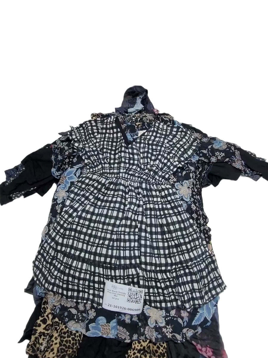 Just Black Trendy Plus Size Variety Mix 44 pcs