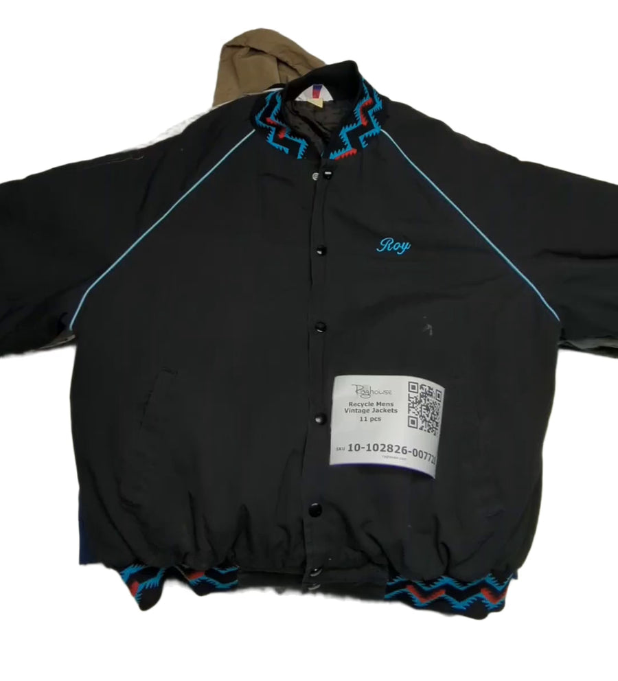 Recycle Mens Vintage Jackets 11 pcs