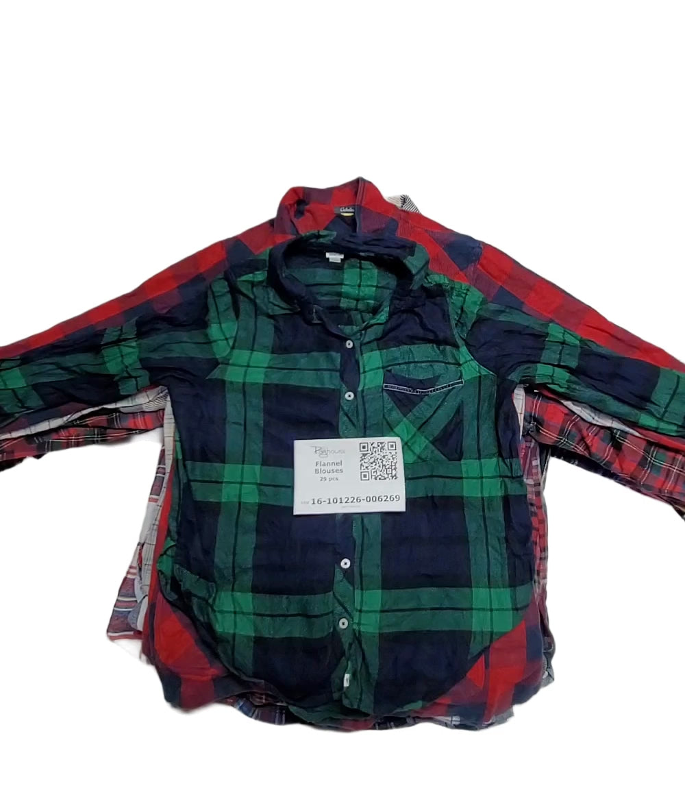 Flannel Blouses 29 pcs