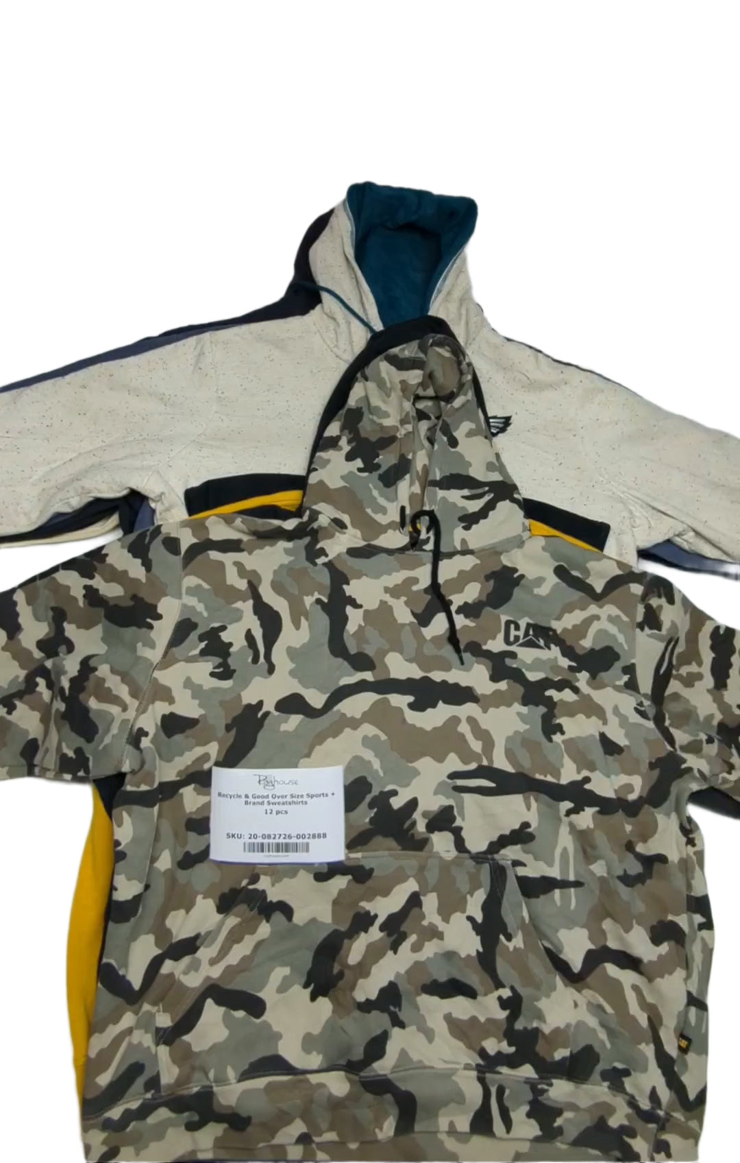 Recycle & Good Over Size Sports + Brand Sweatshirts 12 pcs