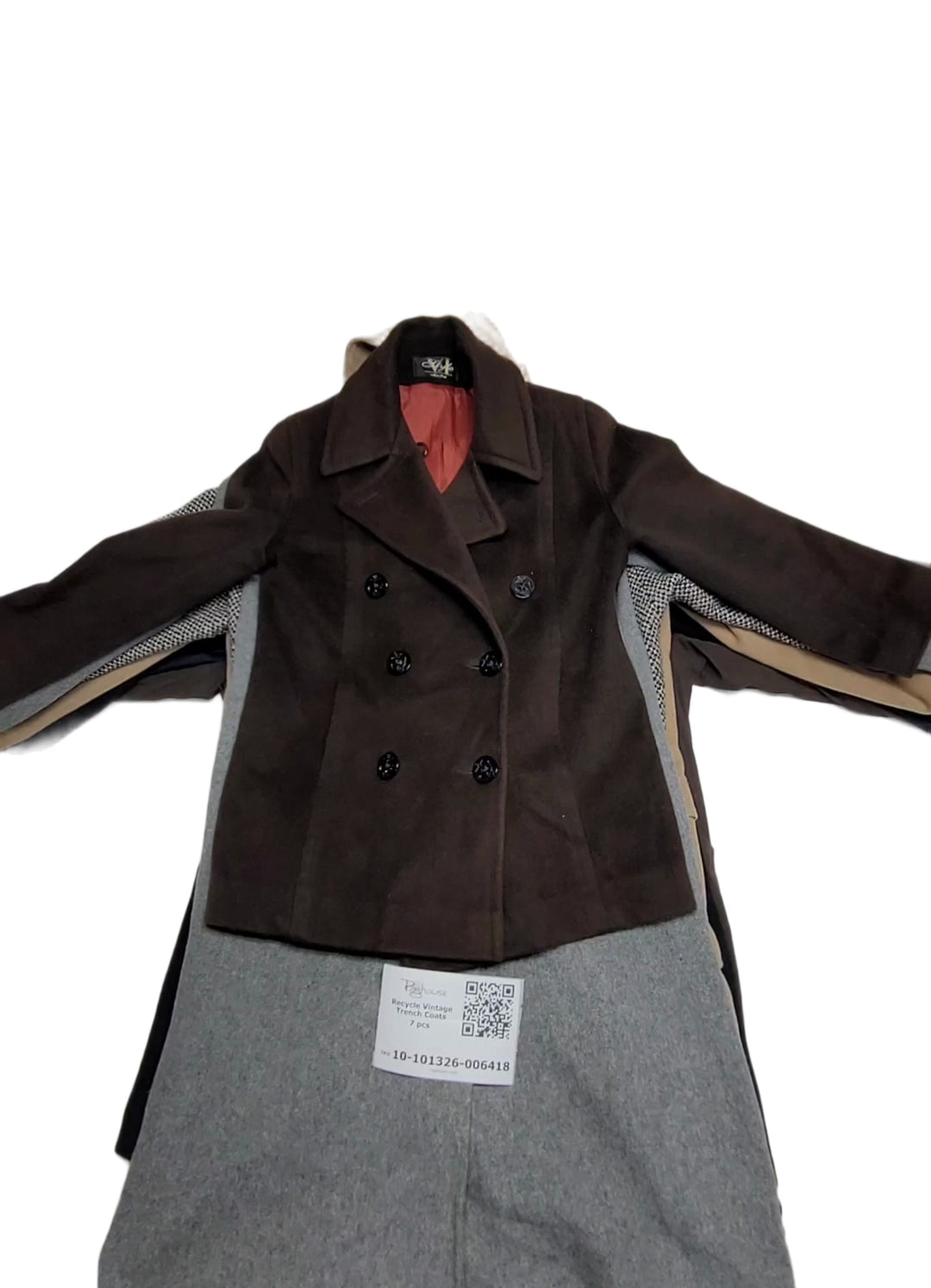 Recycle Vintage Trench Coats 7 pcs