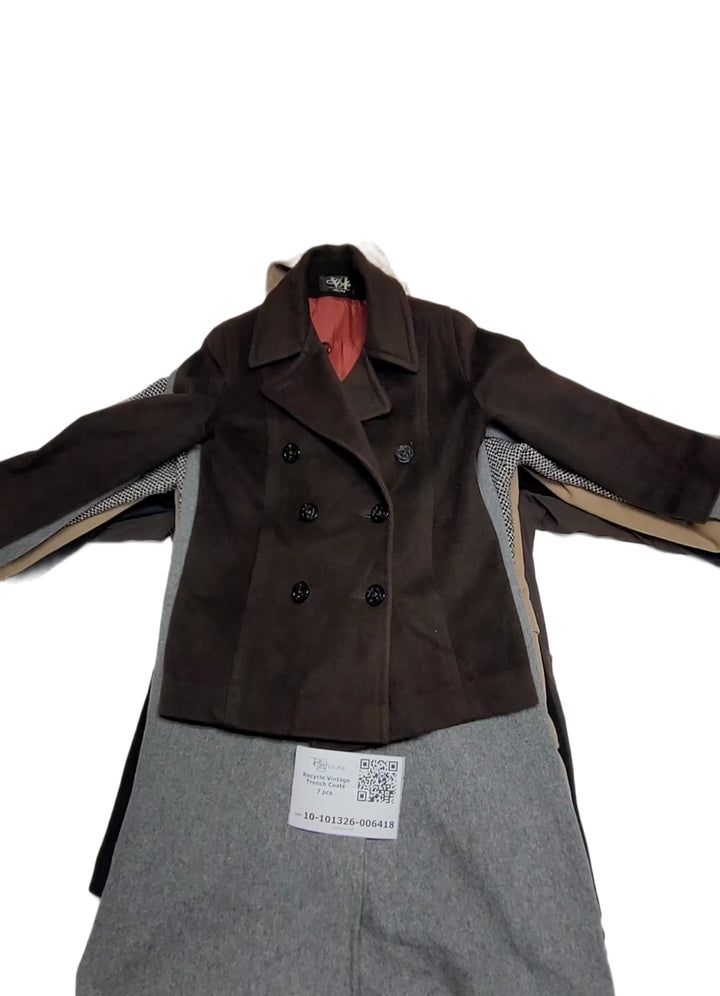 Recycle Vintage Trench Coats 7 pcs