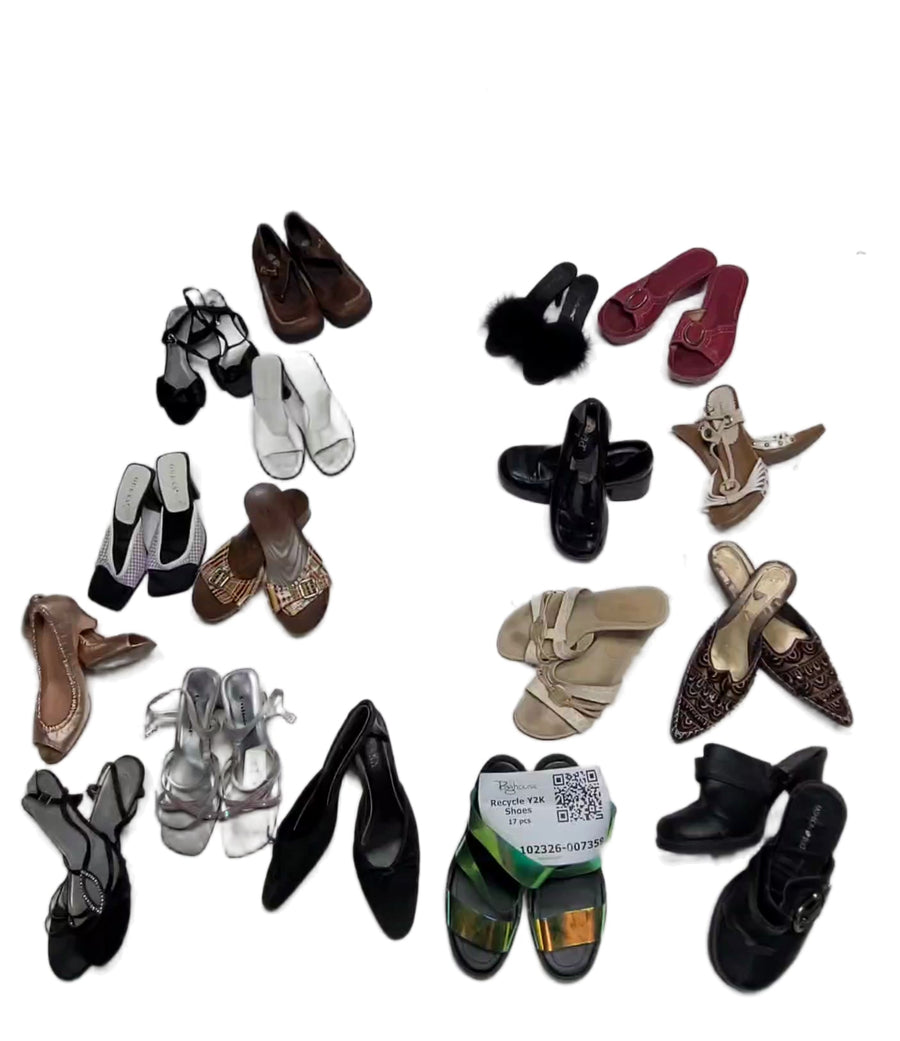 Recycle Y2K Shoes 17 pcs