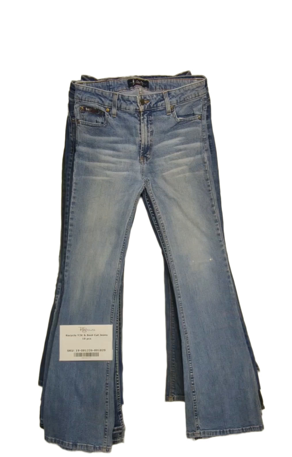 Recycle Y2K & Boot Cut Jeans 18 pcs