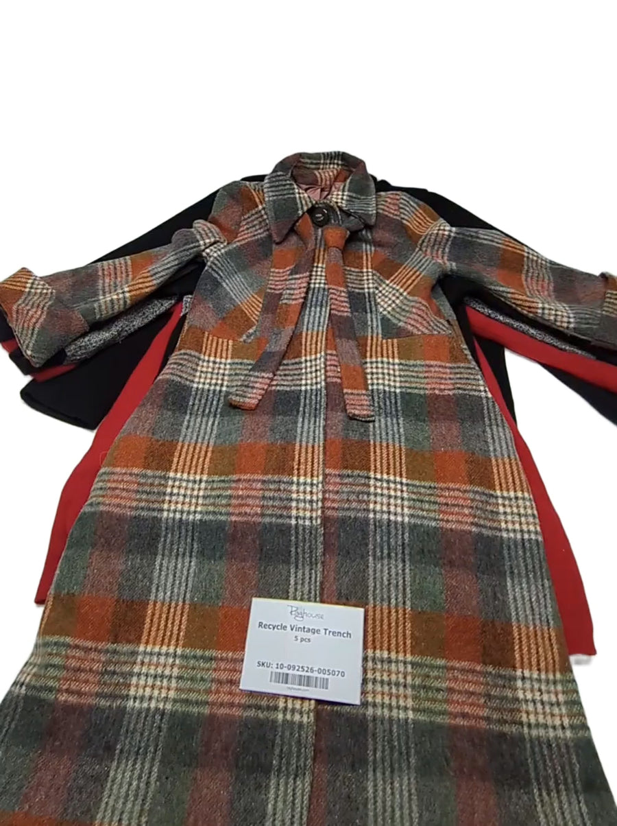 Recycle Vintage Trench 5 pcs