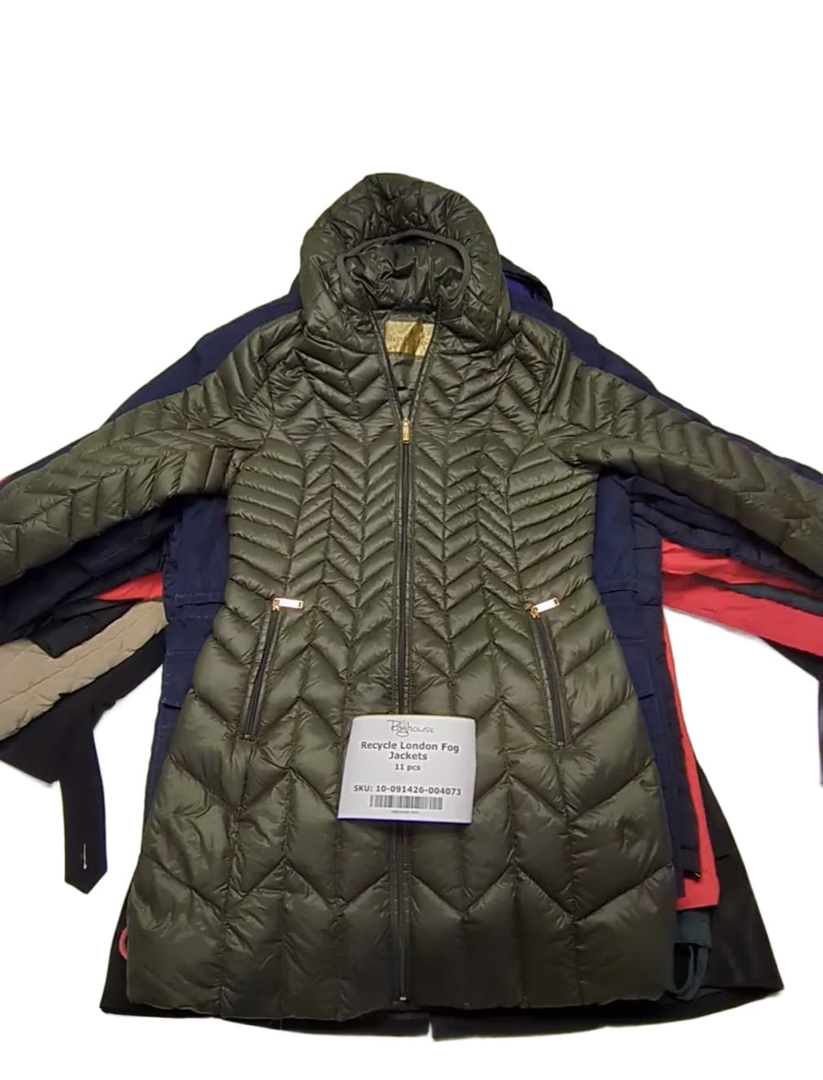 Recycle London Fog Jackets 11 pcs