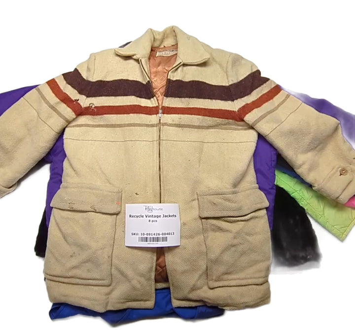 Recycle Vintage Jackets 8 pcs