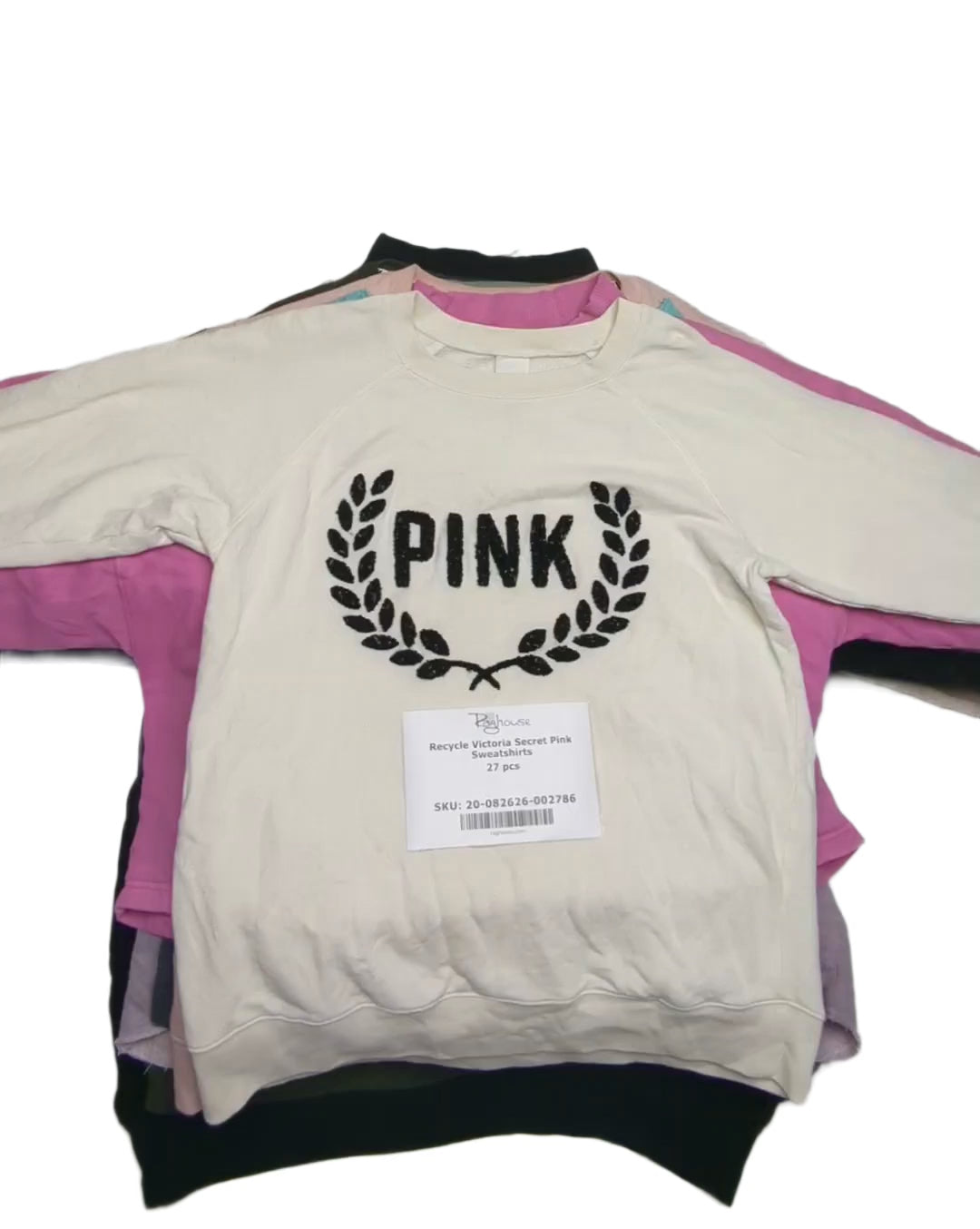 Recycle Victoria Secret Pink Sweatshirts 27 pcs