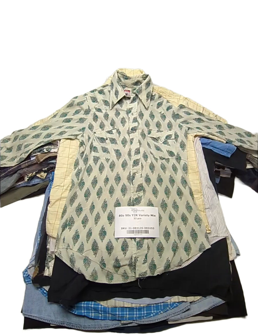 Recycle Mens Vintage & Modern Shirts 46 pcs