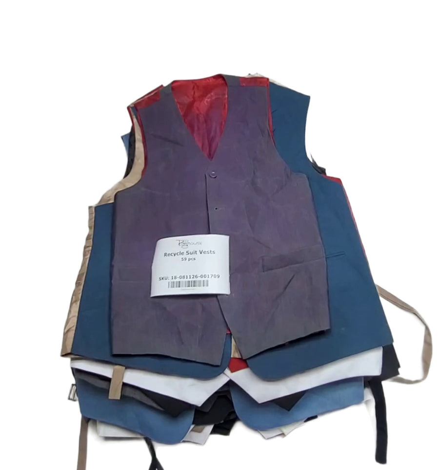 Recycle Suit Vests 59 pcs