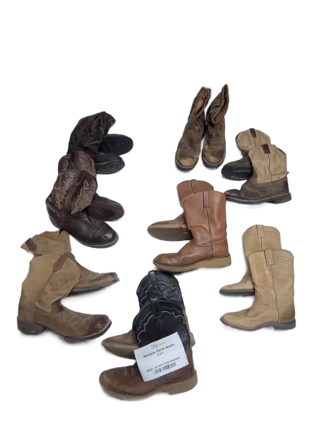 Recycle Farm Boots 8 pcs
