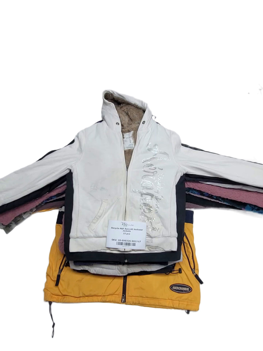 Recycle A&F Aero AE Hollister Jackets 15 pcs