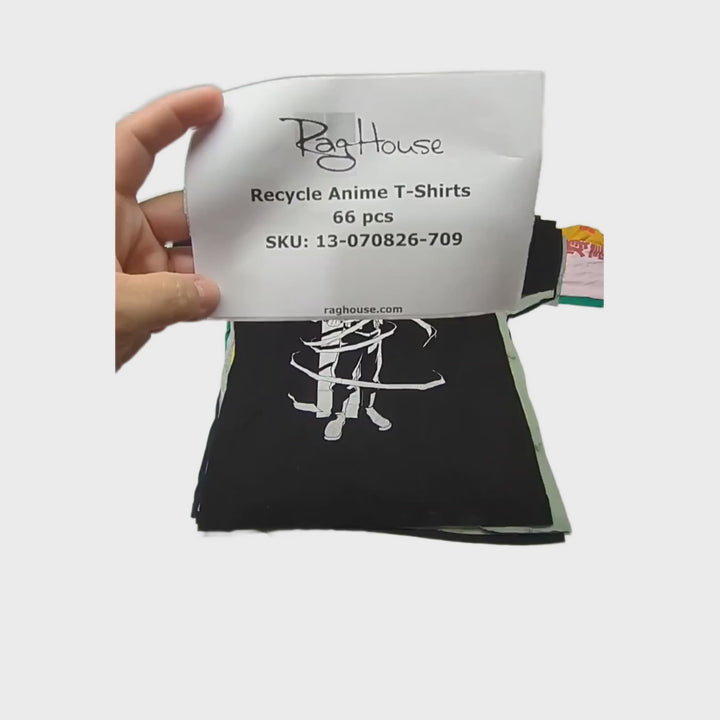 Recycle Anime T-Shirts 66 pcs