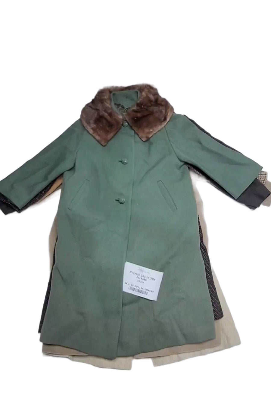 Recycle 50s to 70s Jackets 7 pcs