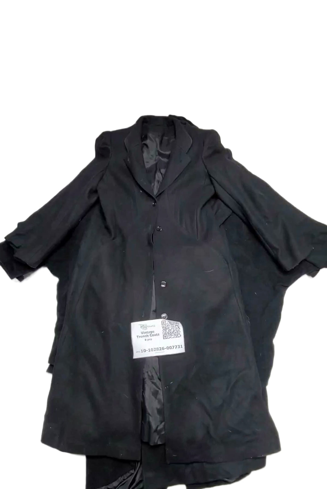 Just Black Vintage Trench Coats 8 pcs