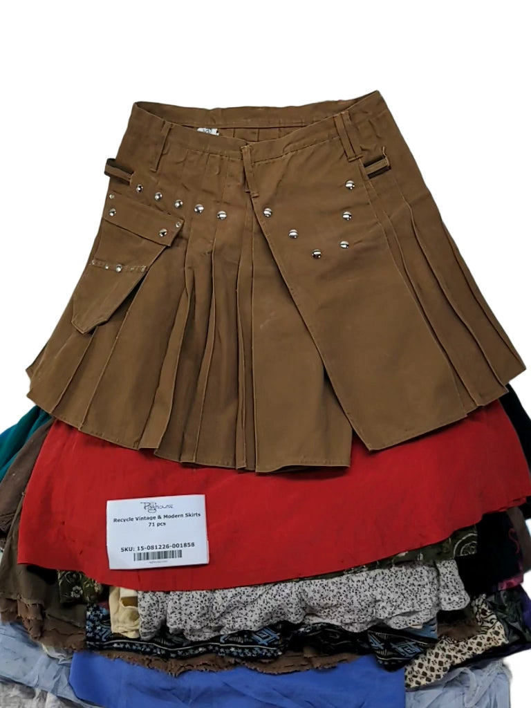 Recycle Vintage & Modern Skirts 71 pcs