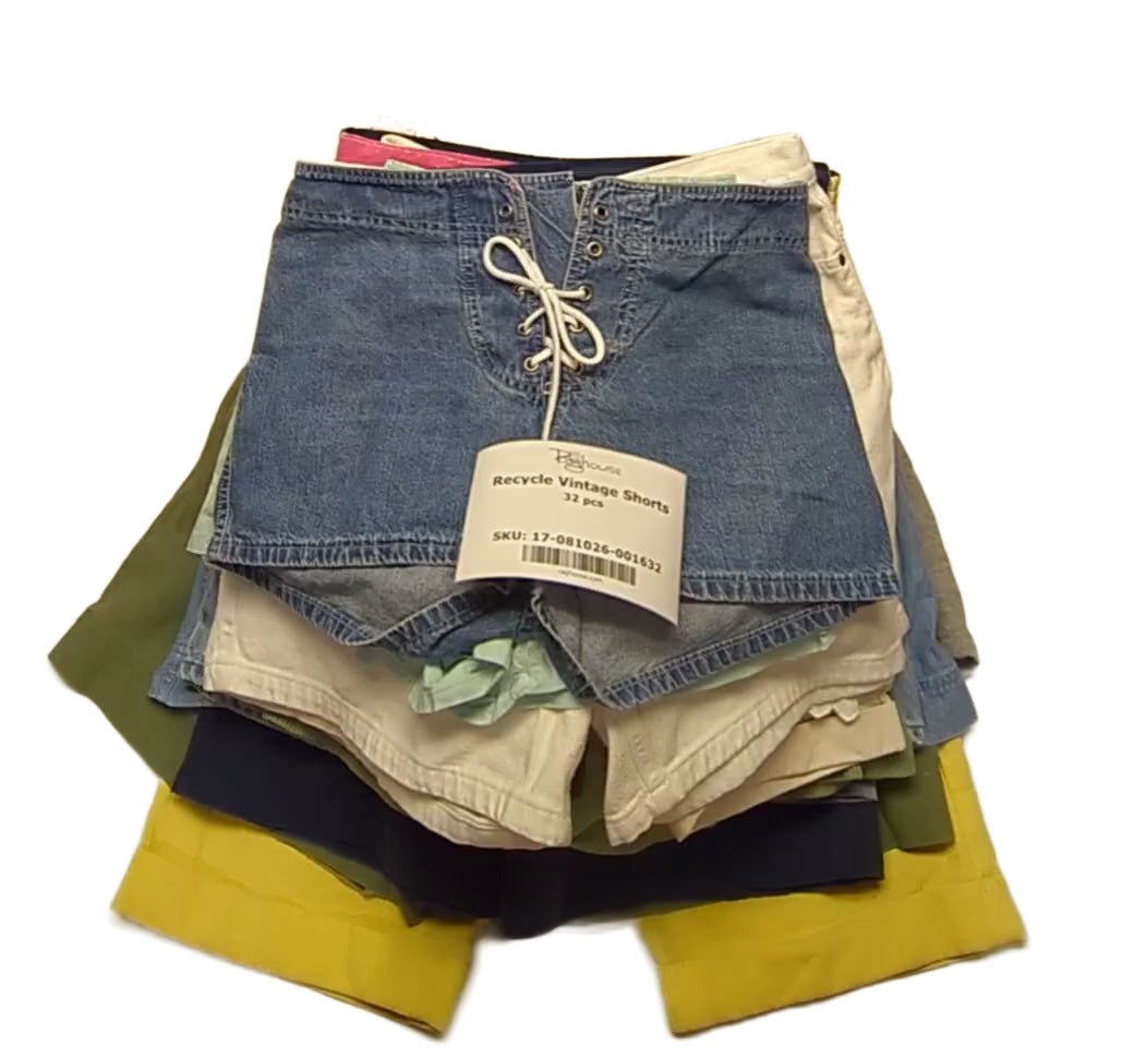 Recycle Vintage Shorts 32 pcs