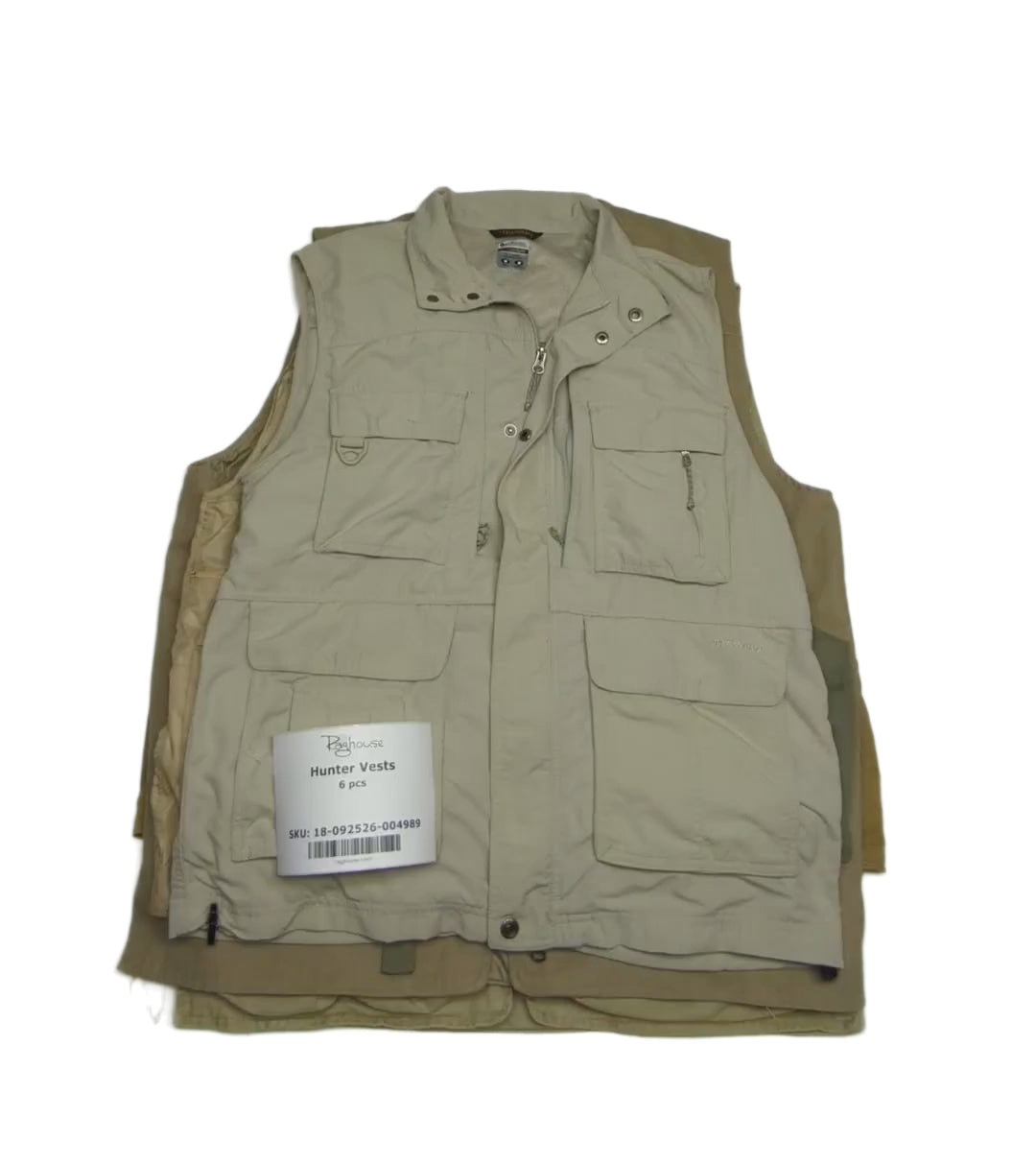 Hunter Vests 6 pcs