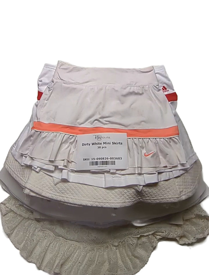 Dirty White Mini Skirts 38 pcs