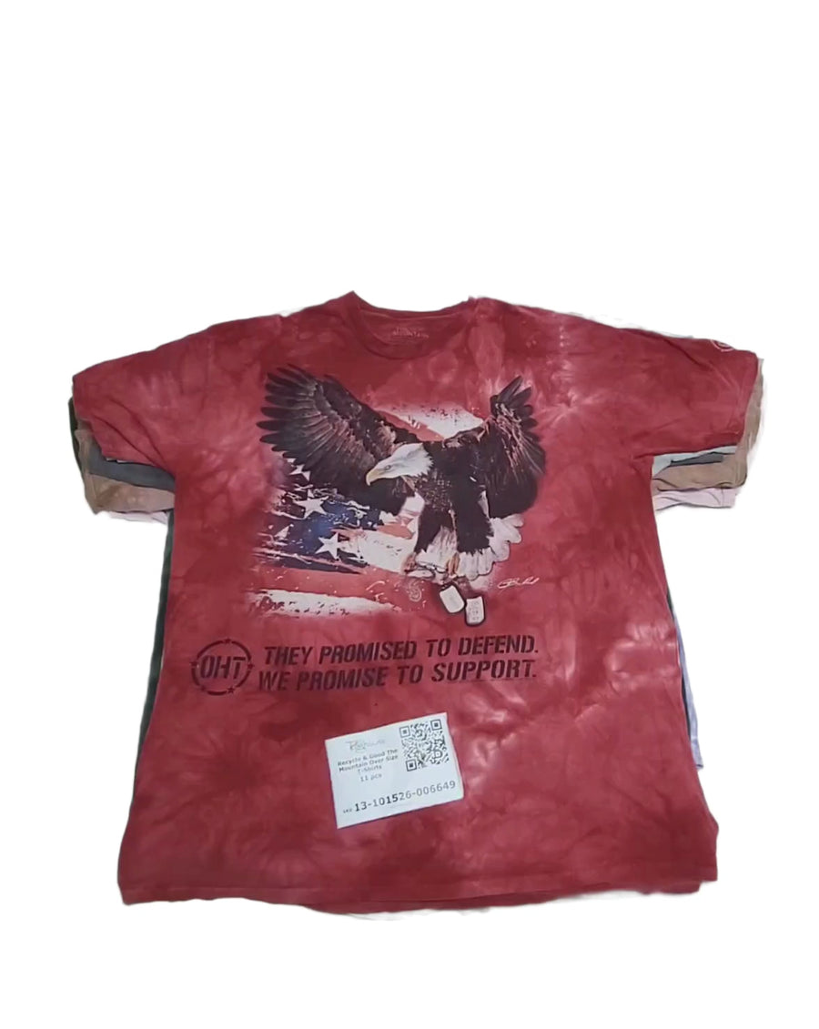 Recycle & Good The Mountain Over Size T-Shirts 11 pcs