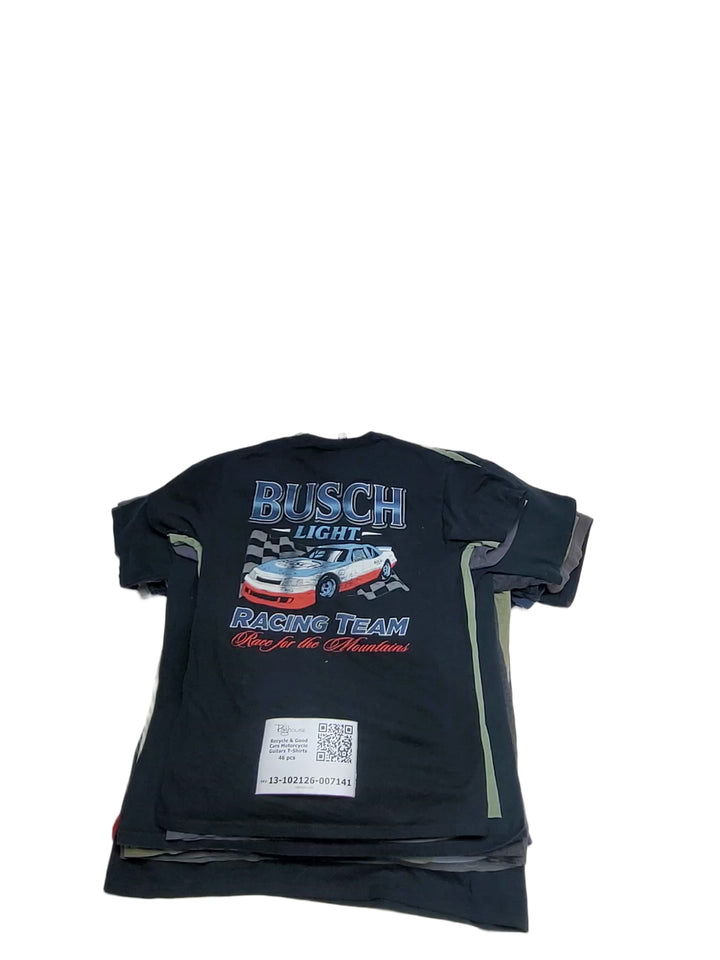 Recycle & Good Cars Motorcycle Guitars T-Shirts 46 pcs