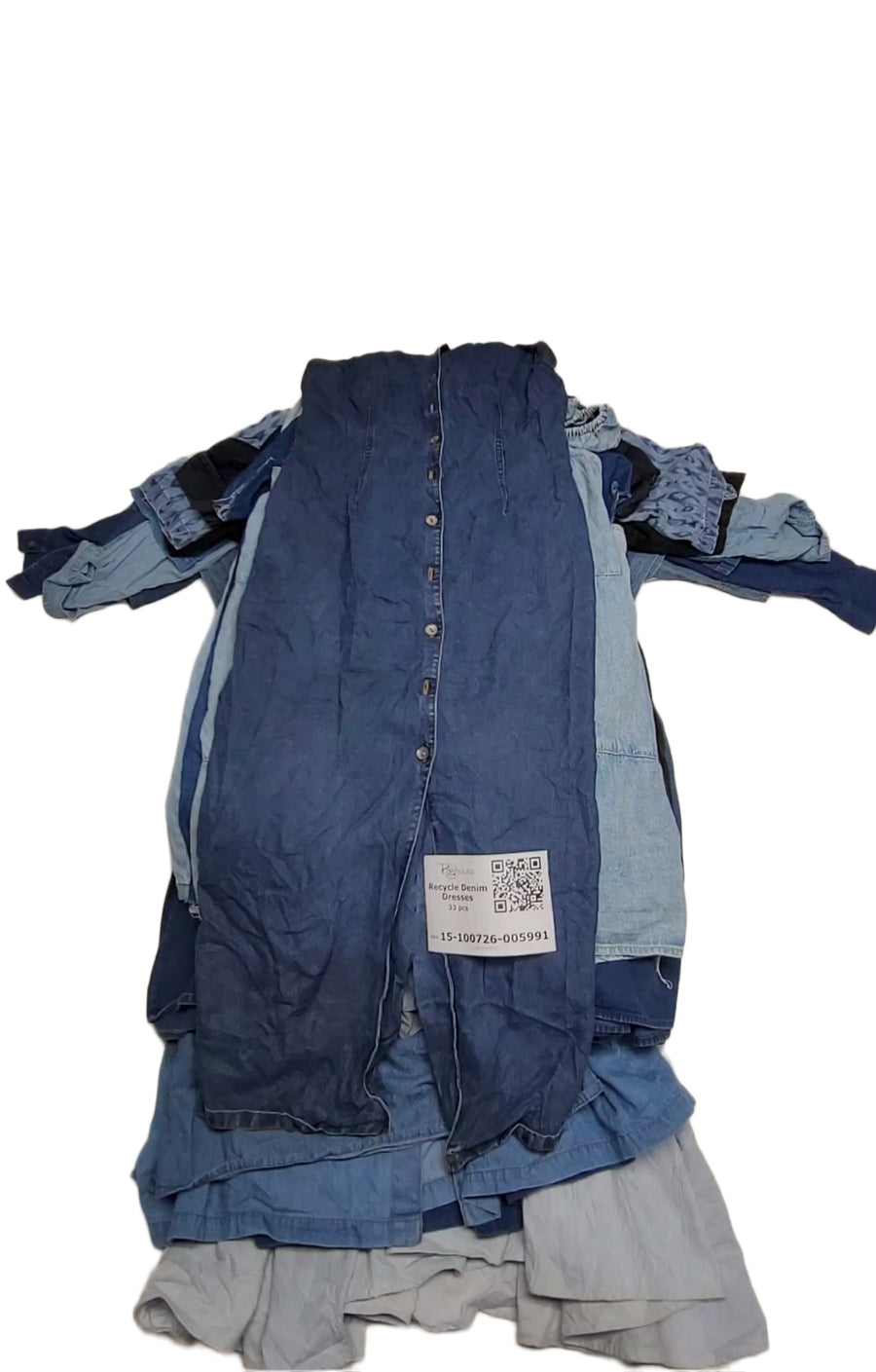Recycle Denim Dresses 33 pcs