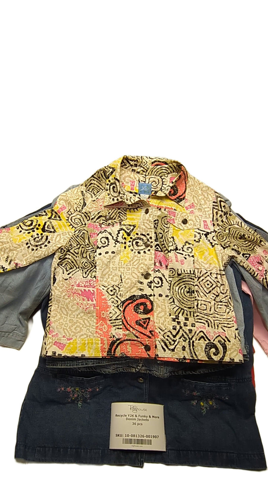 Recycle Y2K & Funky & More Denim Jackets 36 pcs