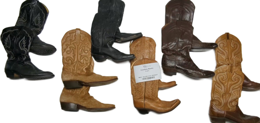 Cowboy Boots 6 pcs